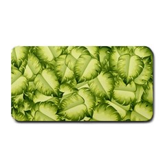 Seamless pattern with green leaves Medium Bar Mats