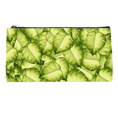 Seamless pattern with green leaves Pencil Case