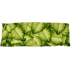 Seamless pattern with green leaves Body Pillow Case Dakimakura (Two Sides)