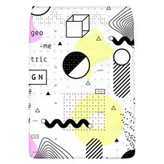 Graphic Design Geometric Background Removable Flap Cover (l)