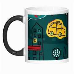 Seamless-pattern-hand-drawn-with-vehicles-buildings-road Morph Mugs