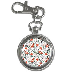 Seamless-vector-pattern-with-watermelons-mint Key Chain Watches