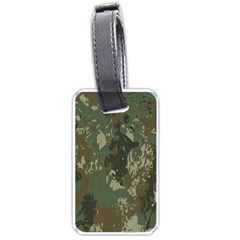 Camouflage-splatters-background Luggage Tag (one Side) by Vaneshart