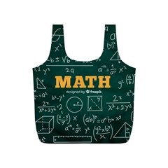 Realistic-math-chalkboard-background Full Print Recycle Bag (s) by Vaneshart
