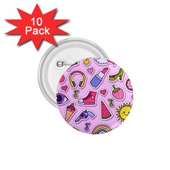 Fashion Patch Set 1 75  Buttons (10 Pack)