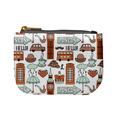 Seamless-pattern-with-london-elements-landmarks Mini Coin Purse