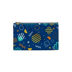 Flat-design-geometric-shapes-background Cosmetic Bag (small)