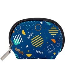 Flat-design-geometric-shapes-background Accessory Pouch (small)
