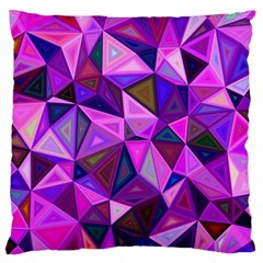 Triangular-shapes-background Large Cushion Case (two Sides)