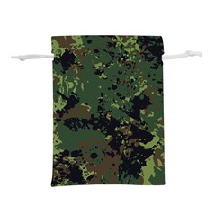 Military Background Grunge-style Lightweight Drawstring Pouch (l) by Vaneshart