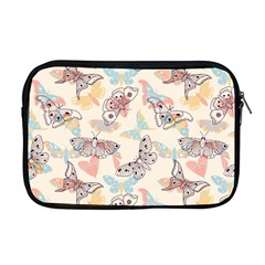 Pattern-with-hand-drawn-butterflies Apple Macbook Pro 17  Zipper Case