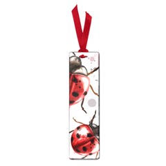Ladybugs-pattern-texture-watercolor Small Book Marks