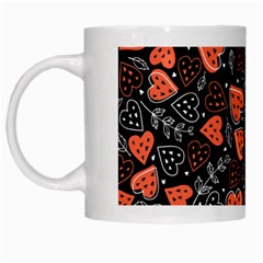 Seamless-vector-pattern-with-watermelons-hearts-mint White Mugs by Vaneshart