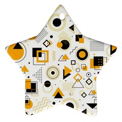 Flat-geometric-shapes-background Ornament (star)