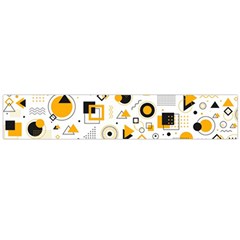 Flat-geometric-shapes-background Large Flano Scarf 