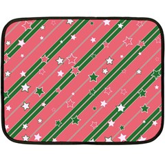 Christmas-background-star Double Sided Fleece Blanket (mini) 