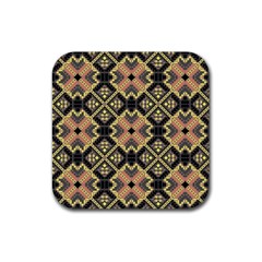 Seamless-mexican-pattern Rubber Coaster (square) 