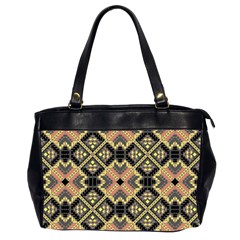 Seamless-mexican-pattern Oversize Office Handbag (2 Sides)