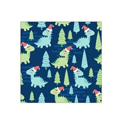 Cute-dinosaurs-animal-seamless-pattern-doodle-dino-winter-theme Satin Bandana Scarf by Vaneshart