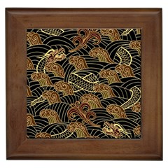 Oriental-traditional-seamless-pattern Framed Tile