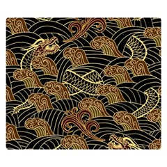 Oriental-traditional-seamless-pattern Double Sided Flano Blanket (small) 