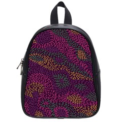 Colorful-abstract-seamless-pattern School Bag (small)