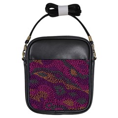 Colorful-abstract-seamless-pattern Girls Sling Bag by Vaneshart