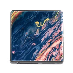 Liquid-abstract-paint-texture Memory Card Reader (square 5 Slot)