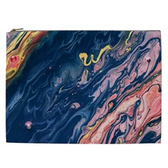 Liquid-abstract-paint-texture Cosmetic Bag (xxl)