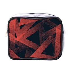 Stippled Seamless Pattern Abstract Mini Toiletries Bag (one Side)