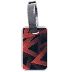 Stippled Seamless Pattern Abstract Luggage Tag (one Side)