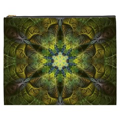 Fractal Fantasy Design Background Cosmetic Bag (xxxl) by Vaneshart