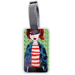 Fiola Wall Luggage Tag (one Side) by snowwhitegirl