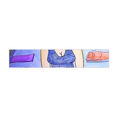 Swimmer By Pool Flano Scarf (mini) by snowwhitegirl