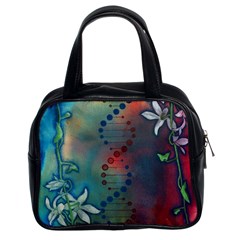 Flower Dna Classic Handbag (two Sides)