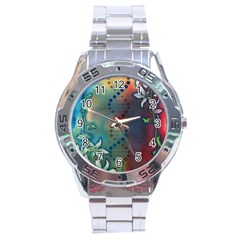 Flower Dna Stainless Steel Analogue Watch by RobLilly