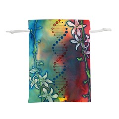 Flower Dna Lightweight Drawstring Pouch (m) by RobLilly