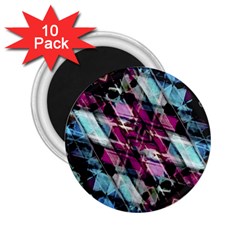 Matrix Grunge Print 2.25  Magnets (10 pack) 