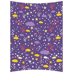 Pattern cute clouds stars Back Support Cushion