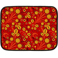 Seamless pattern slavic folk style Double Sided Fleece Blanket (Mini) 