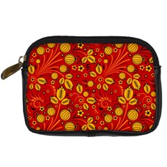 Seamless pattern slavic folk style Digital Camera Leather Case