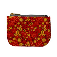 Seamless pattern slavic folk style Mini Coin Purse