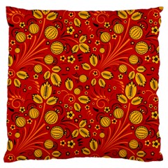 Seamless pattern slavic folk style Large Cushion Case (One Side)