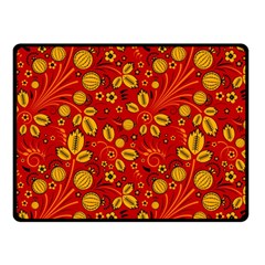 Seamless pattern slavic folk style Double Sided Fleece Blanket (Small) 