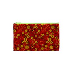 Seamless pattern slavic folk style Cosmetic Bag (XS)