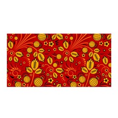 Seamless pattern slavic folk style Satin Wrap