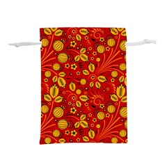 Seamless pattern slavic folk style Lightweight Drawstring Pouch (M)