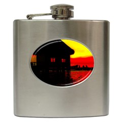 Ocean Dreaming Hip Flask (6 Oz) by essentialimage