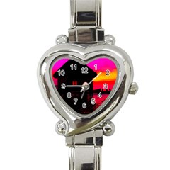 Ocean Dreaming Heart Italian Charm Watch