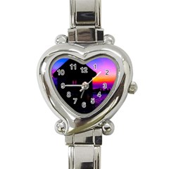 Ocean Dreaming Heart Italian Charm Watch